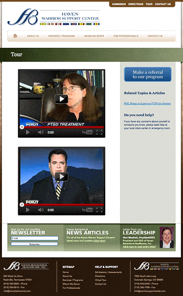 Youtube PTSD treatment military hospital