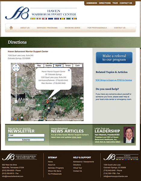 PTSD treatment military colorado