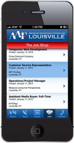 Louisville Mobile App Iphone Android AAF