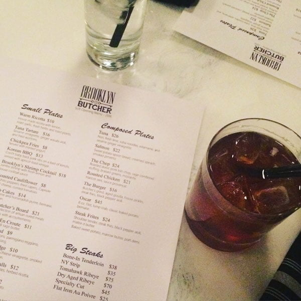 brooklyn menu