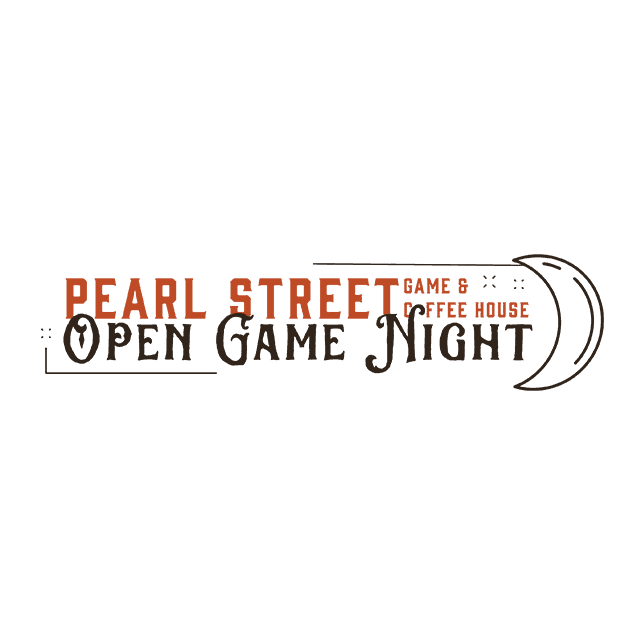 Pearl Street Game & Coffee House - Open Game Night Logo